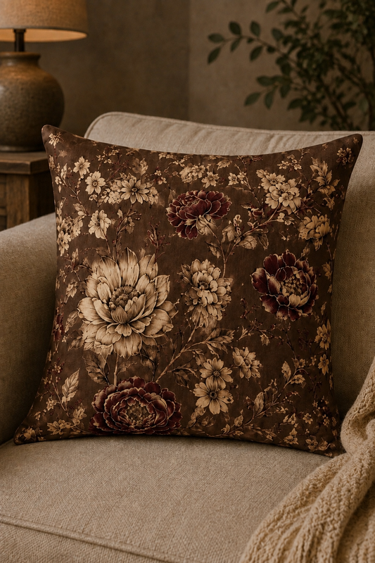 Nocturne Floral - 4 Kırlent Kılıfı