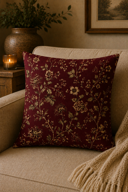 Nocturne Floral - 4 Kırlent Kılıfı