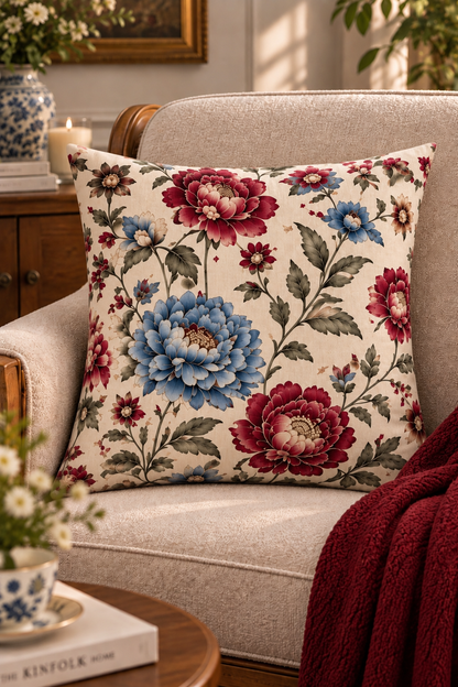 Maison Floral - 4 Kırlent Kılıfı